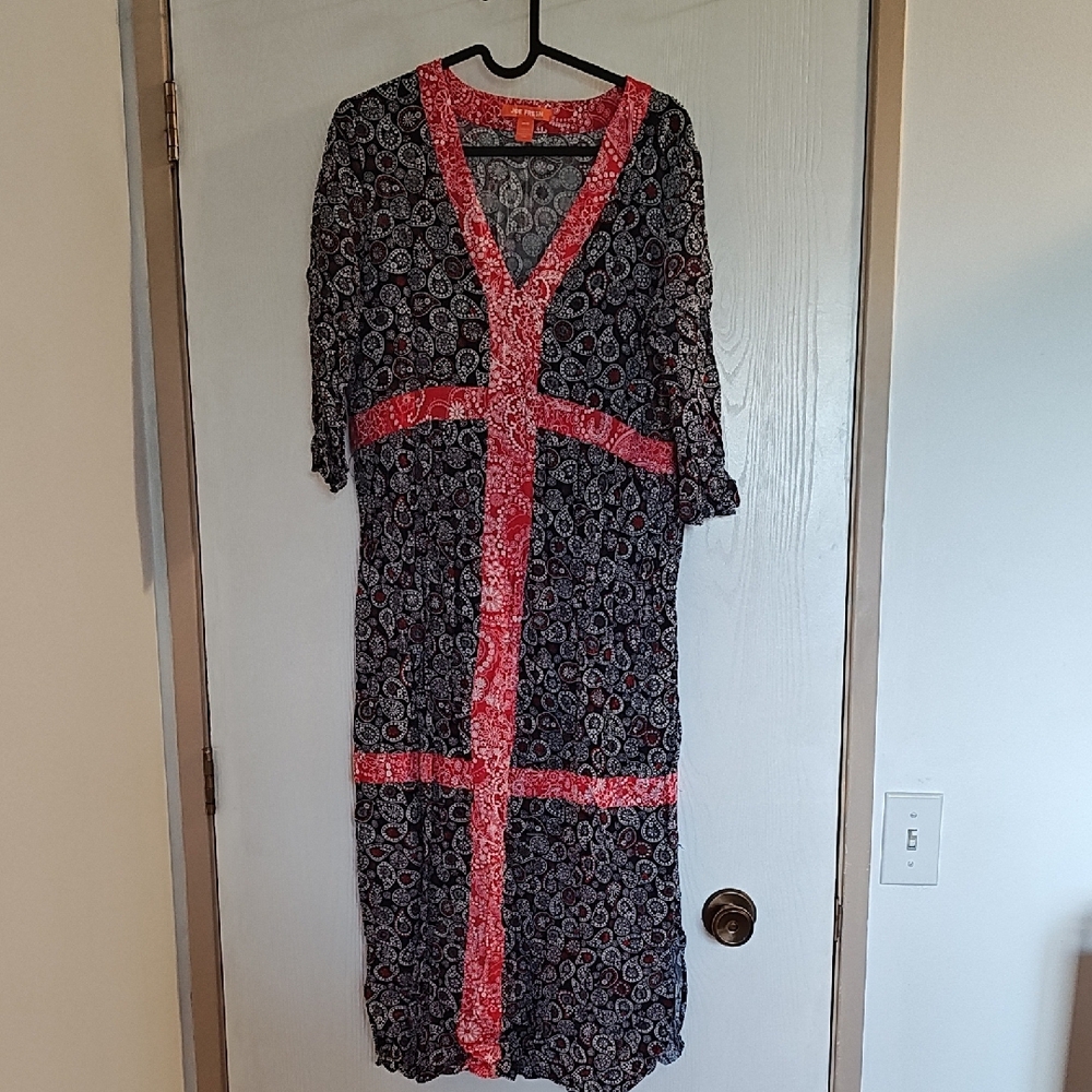 Joe Fresh Black and Red Paisley Dress - Picture 5 of 5